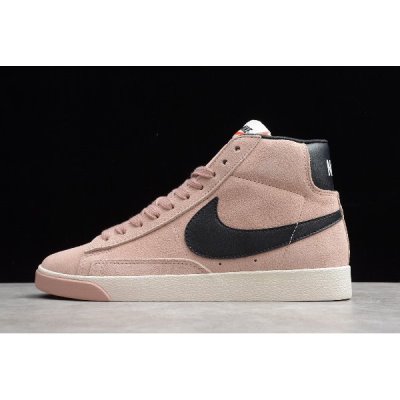 Nike Bayan Blazer Mid Vintage Suede Particle Pembe / Siyah Kaykay Ayakkabı Türkiye - LX8DZ1KH